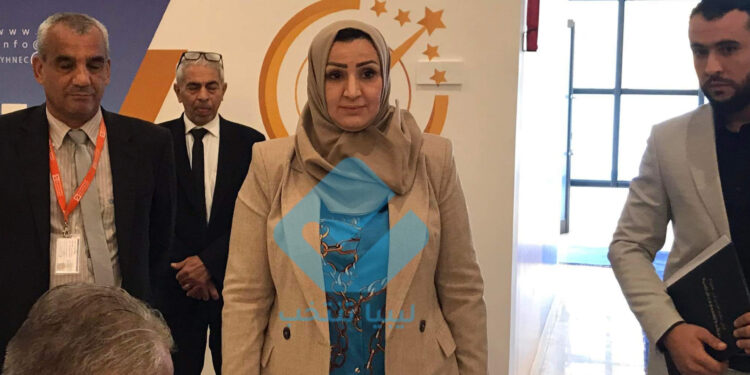 ليلى بن خليفة أول امرأة تتقدم للسباق الرئاسي في ليبيا