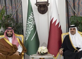 أمير قطر وولي العهد السعودي