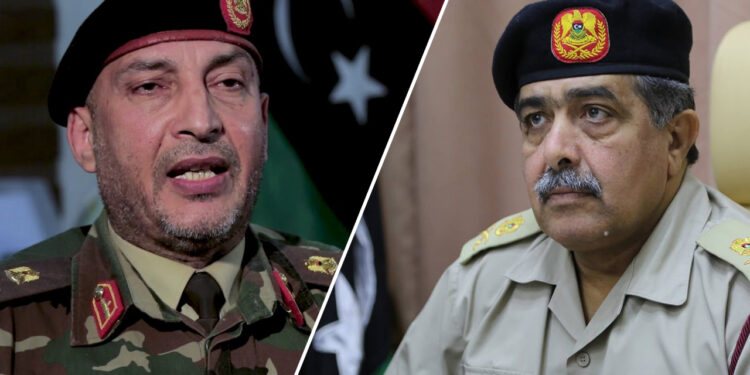 الناظوري والحداد يتفقان في سرت على بدء توحيد المؤسسة العسكرية والرئاسي يشيد بالخطوة