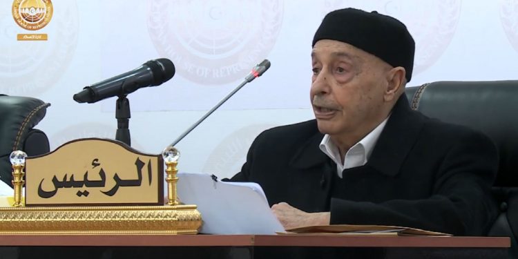 بعد عودته لممارسة مهامه.. عقيلة صالح: حكومة الوحدة منتهية الولاية!