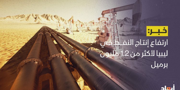 ارتفاع إنتاج النفط في ليبيا لأكثر من 1.2 مليون برميل