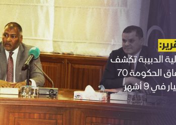مالية الدبيبة تكشف إنفاق الحكومة 70 مليار في 9 أشهر