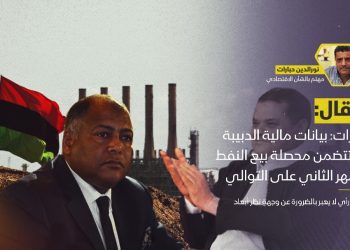حبارات بيانات مالية الدبيبة لم تتضمن محصلة بيع النفط للشهر الثاني على التوالي