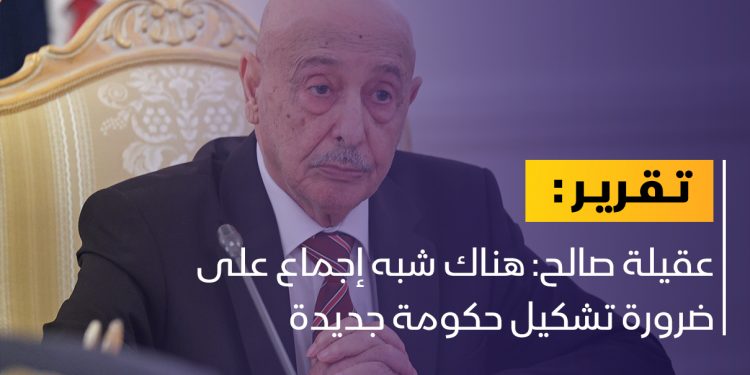 عقيلة صالح يؤكد وجود اتفاق على ضرورة تشكيل حكومة جديدة
