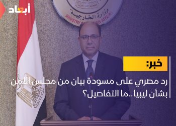 رد مصري على مسودة بيان من مجلس الأمن بشأن ليبيا ..ما التفاصيل؟