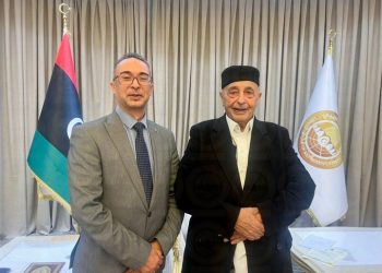 عقيلة يلتقي رئيس اللجنة المشتركة لإعداد القوانين الانتخابية