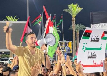 مظاهرات شعبية ليبية داعمة لغزة.. تحرج الدبيبة وتترك أبواب “التطبيع” موصدة