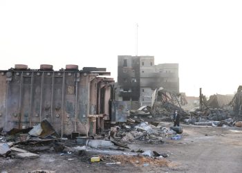 حريق الكريمية..اندلاع النيران قبل جرد مصنع المشغولات الكهربائية