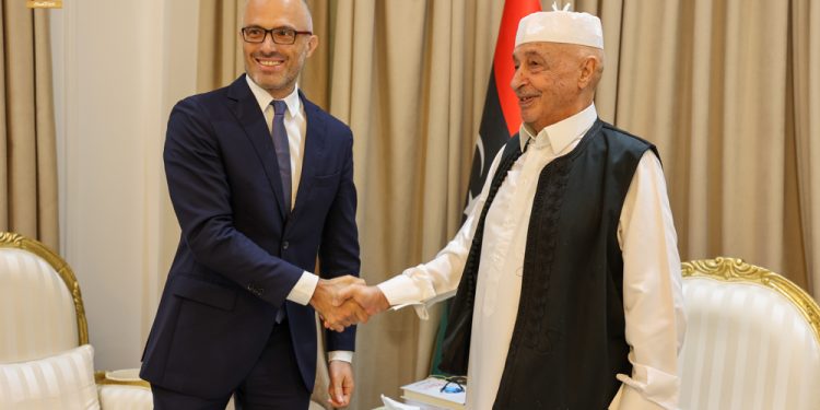 عقيلة خلال لقائه نيكولا أورلاندو.. تشديد على أهمية تشكيل حكومة موحدة لإجراء الانتخابات