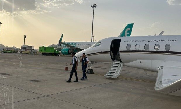 جهاز الإسعاف الطائر: نفي نقل الذهب والفضة من مطار طرابلس العالمي