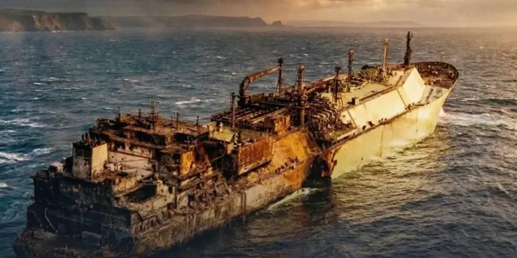 ناقلة غاز روسية منكوبة قبالة السواحل الليبية: تحركات ميدانية عاجلة وطمأنة بشأن المخاطر البيئية