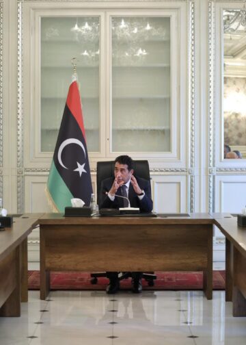 المنفي يبحث مع عدد من رؤساء وممثلي الأحزاب والتكتلات تحريك الجمود السياسي