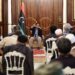 خلال لقاءه عدد من الأعيان والحكماء.. المنفي: نرفض استمرار المراحل الانتقالية وندعم إجراء الانتخابات