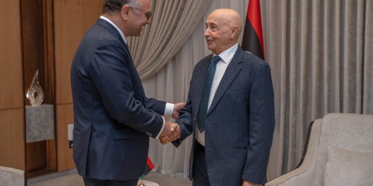 عقيلة يؤكد لمستشار ترامب إصدارهم للقوانين الانتخابية