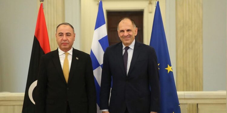 الخارجية اليونانية: بدء عملية ترسيم المنطقة الاقتصادية بين اليونان وليبيا